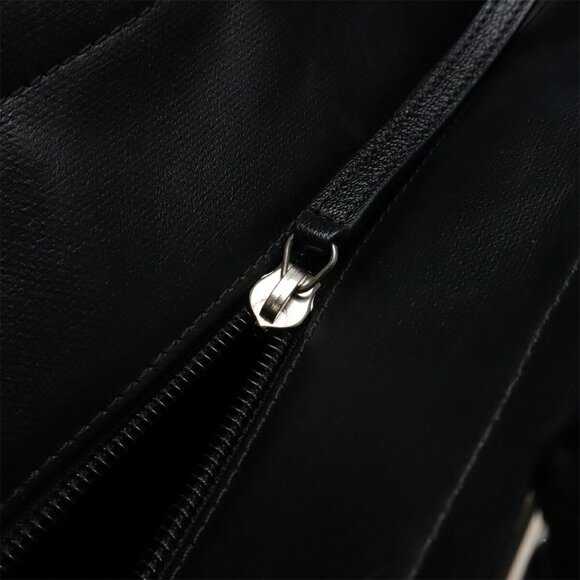 CHANEL Black Coated Canvas Shoulder Bag - Picture 5 of 10